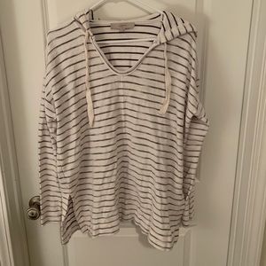 Loft striped hoodie
